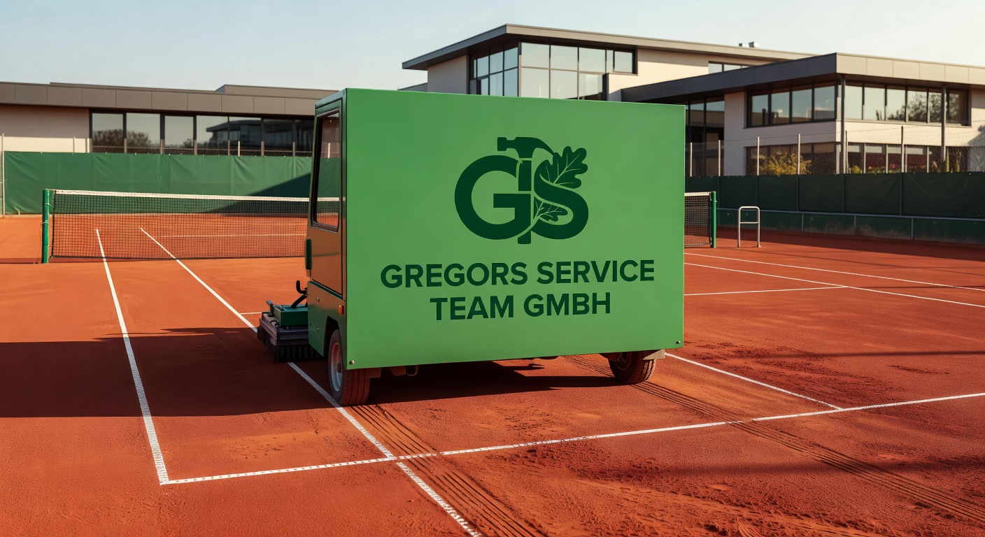 Tennisplatz-Pflege
